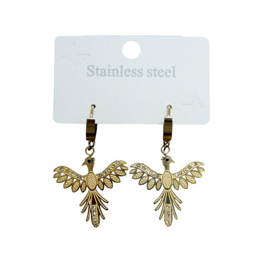 Soaring Bird Earring - Gold (1 Dzn)