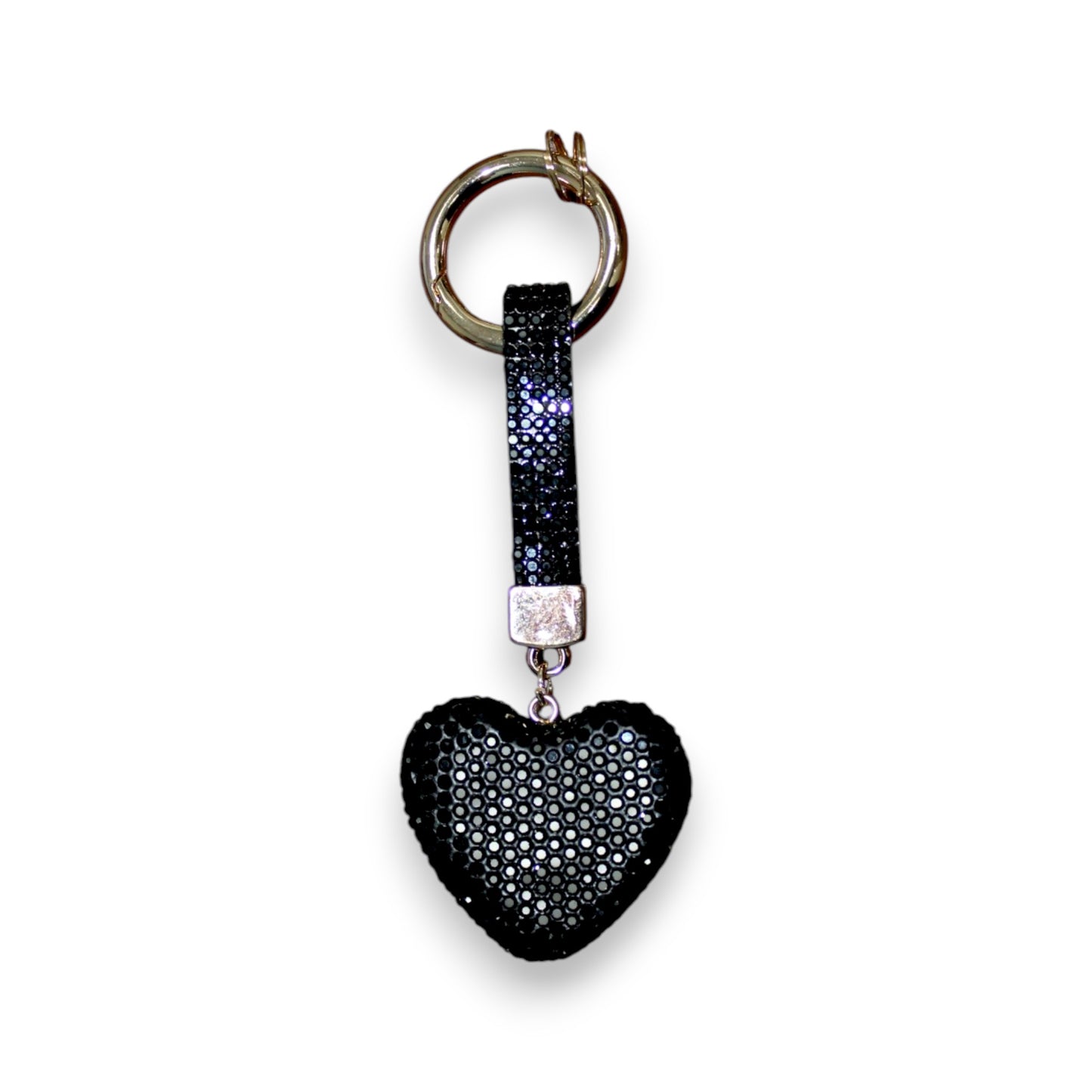 Sparkly Heart Keychain Set