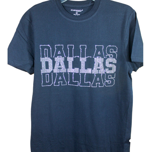 Dallas Sparkly T-Shirt - Navy