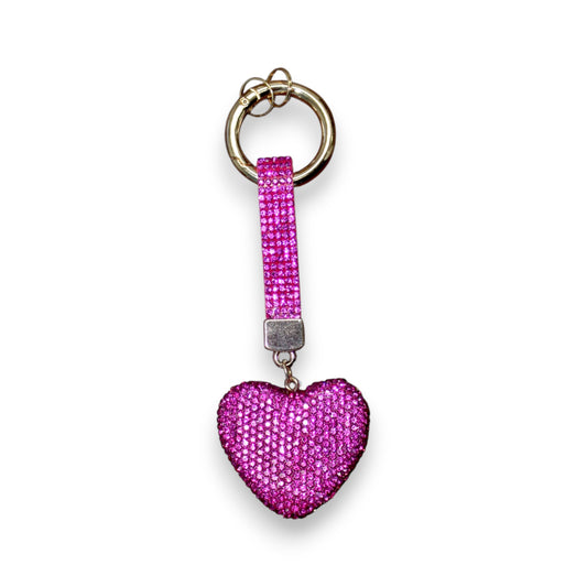 Sparkly Heart Keychain Set