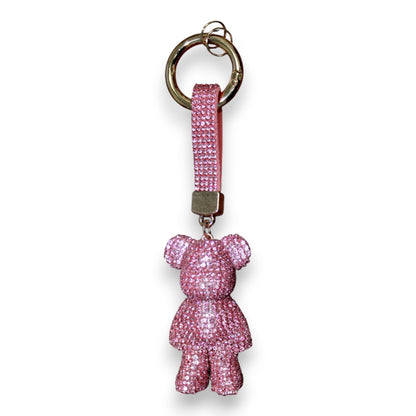 Sparkly Small Bear Keychain Set