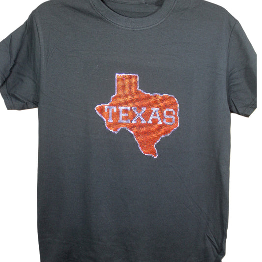 Sparkly Texas T-Shirt - Black