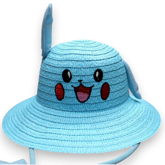 Cute Flat Sun Hat - Blue (1 Dzn)