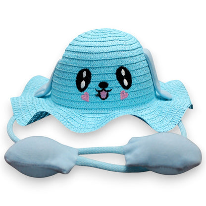 Cute Ruffled Sun Hat - Blue (1 Dzn)