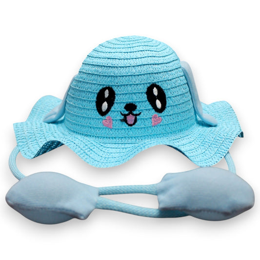 Cute Ruffled Sun Hat - Blue (1 Dzn)