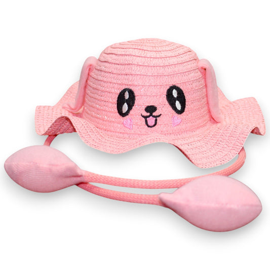 Cute Ruffled Sun Hat - Pink (1 Dzn)