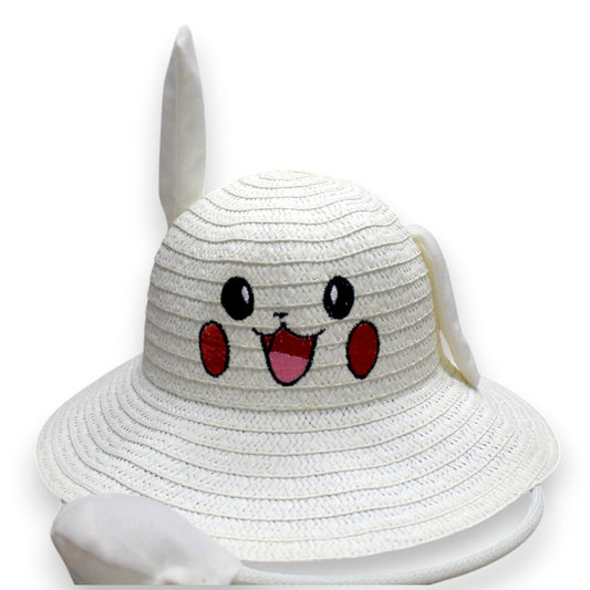 Cute Flat Sun Hat - White (1 Dzn)