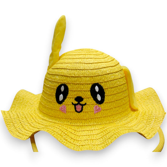 Cute Ruffled Sun Hat - Yellow (1 Dzn)