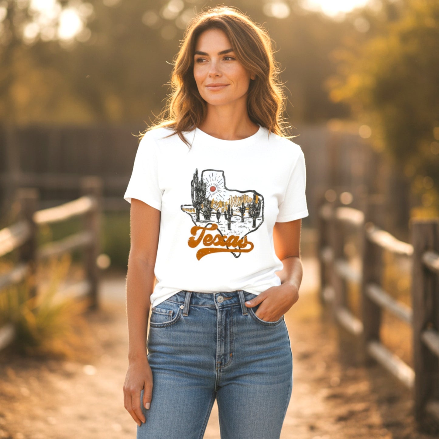Texas Desert T-Shirt - White