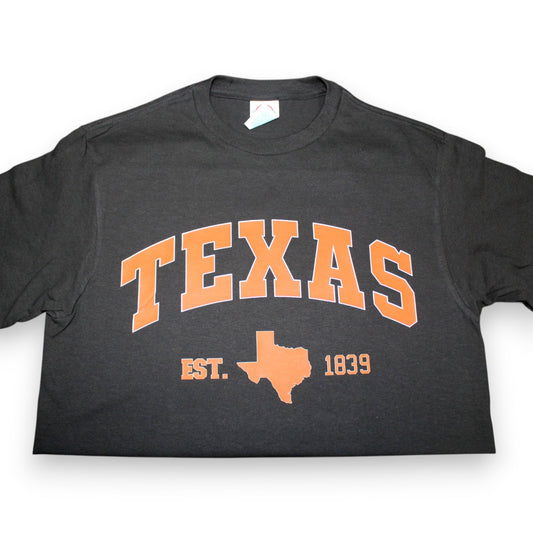 Texas EST.1839 T-Shirt - Black