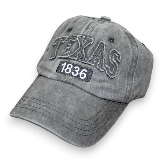 Texas 1836 Hat - Black (1 Dzn)