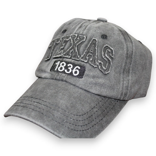 Texas 1836 Hat - Black (1 Dzn)