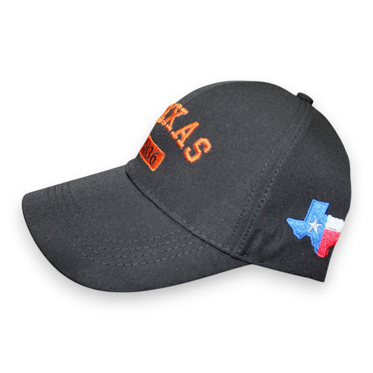 Texas 1836 Flag Hat - Black (1 Dzn)