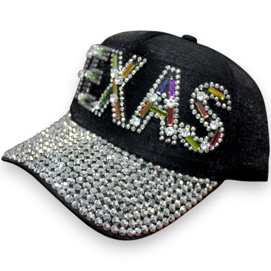 Sparkly Texas Hat - Black (1 Dzn)