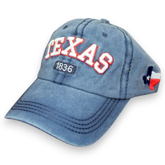 Texas 1836 Flag Hat - Blue (1 Dzn)
