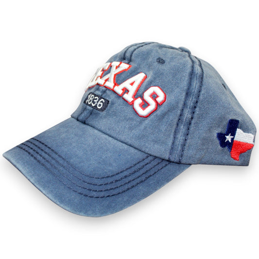 Texas 1836 Flag Hat - Blue (1 Dzn)
