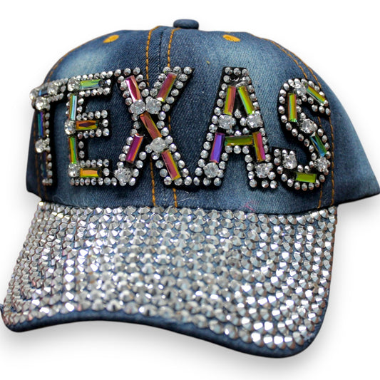 Sparkly Texas Hat - Denim (1 Dzn)