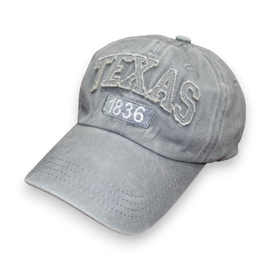 Texas 1836 Hat - Gray (1 Dzn)