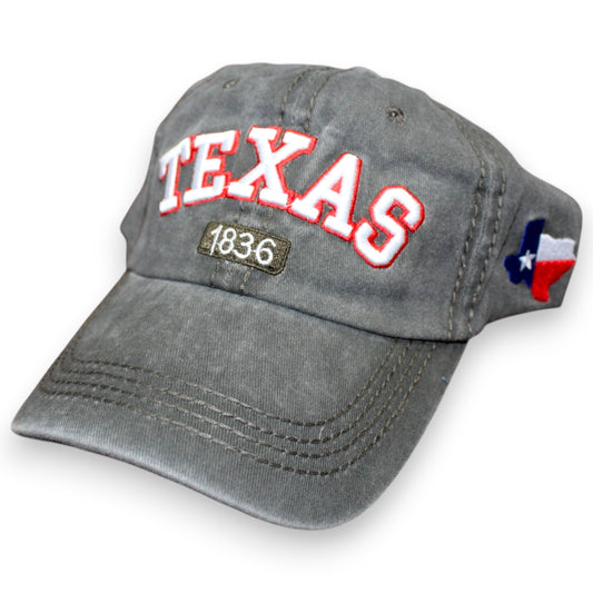 Texas 1836 Flag Hat - Green (1 Dzn)