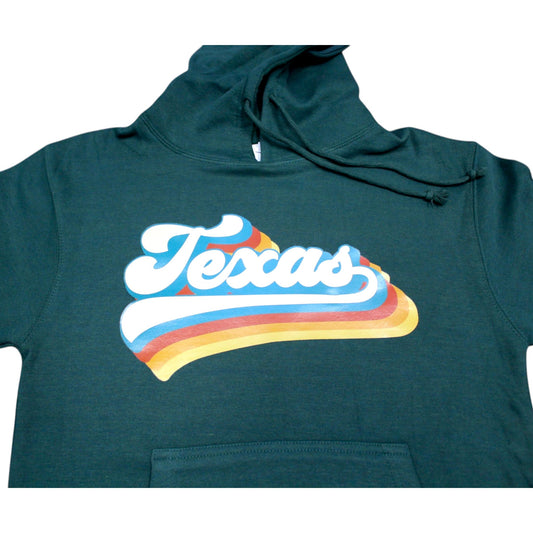 Texas Retro Hoodie - Green