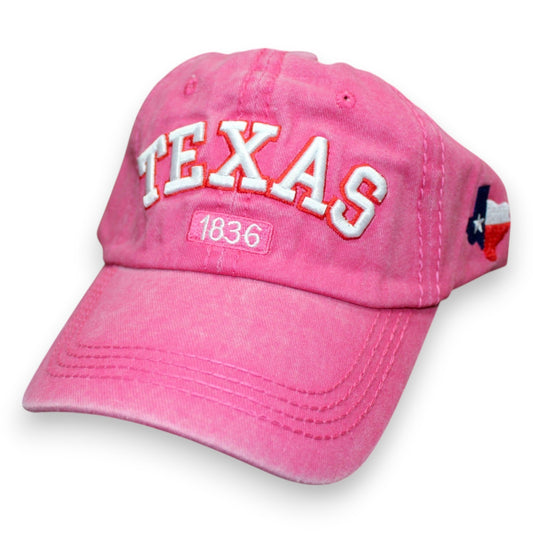 Texas 1836 Flag Hat - Pink (1 Dzn)