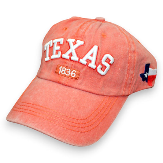 Texas 1836 Flag Hat - Red (1 Dzn)