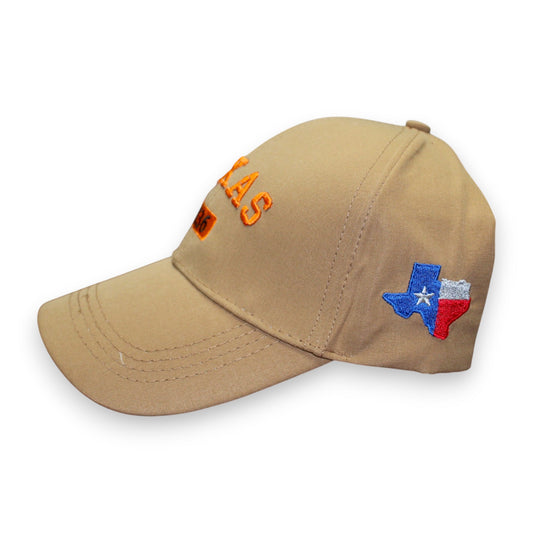 Texas 1836 Flag Hat - Tan (1 Dzn)