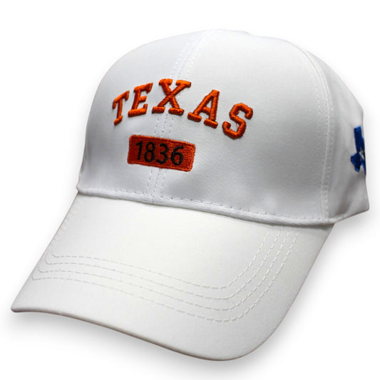 Texas 1836 Flag Hat - White (1 Dzn)