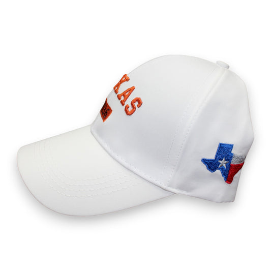 Texas 1836 Flag Hat - White (1 Dzn)