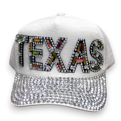 Sparkly Texas Hat - White (1 Dzn)
