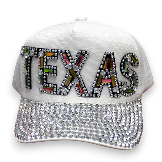 Sparkly Texas Hat - White (1 Dzn)