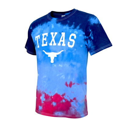 Texas Tie-Dye Short Sleeve T-Shirt-(1 Dzn)