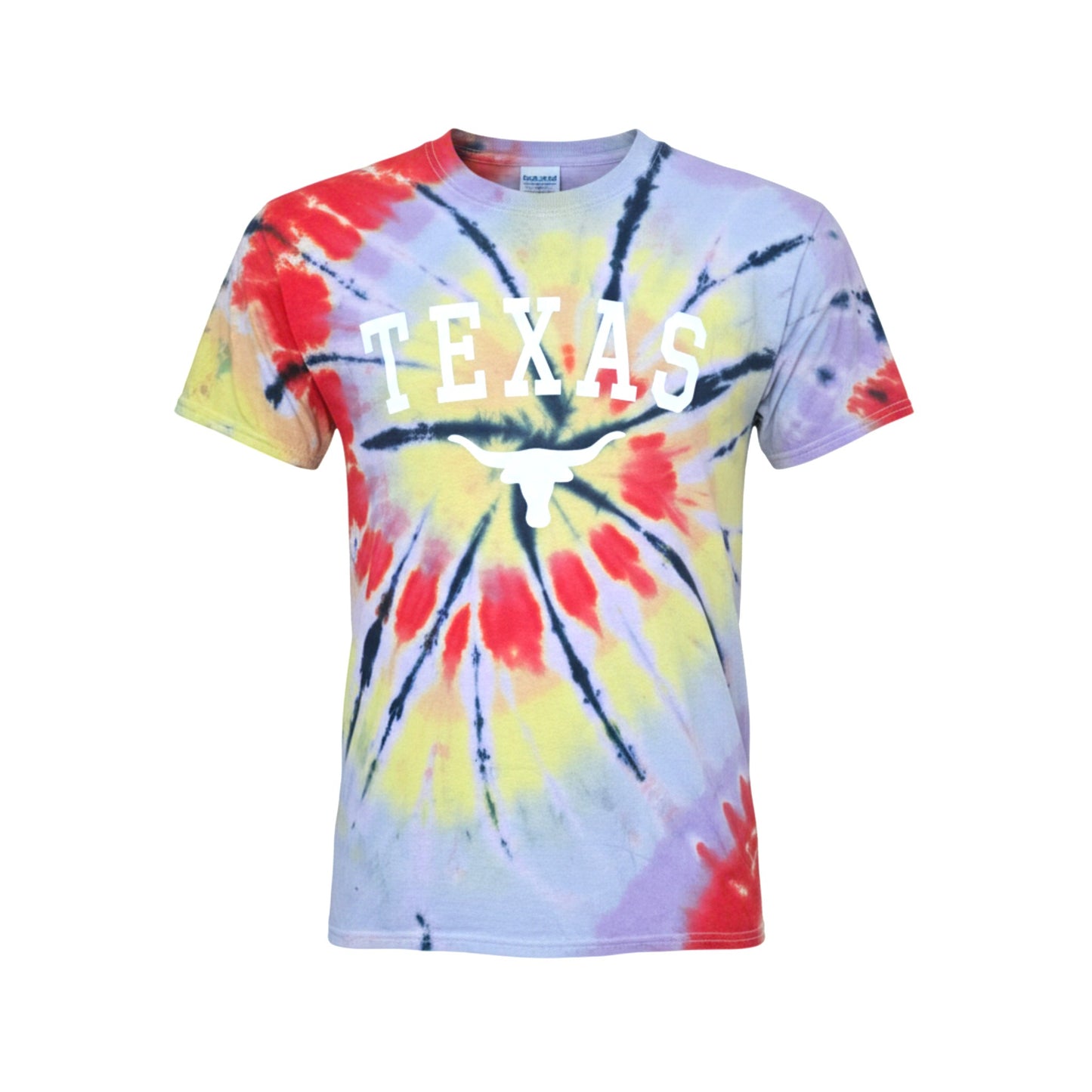 Texas Tie-Dye Short Sleeve T-Shirt-(1 Dzn)