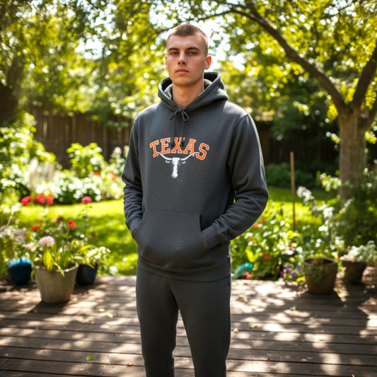 Texas Longhorns Hoodie - Dark Gray