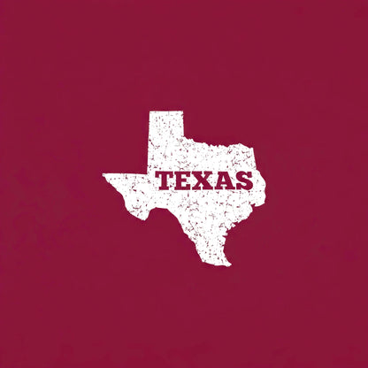 Texas State T-Shirt - Maroon