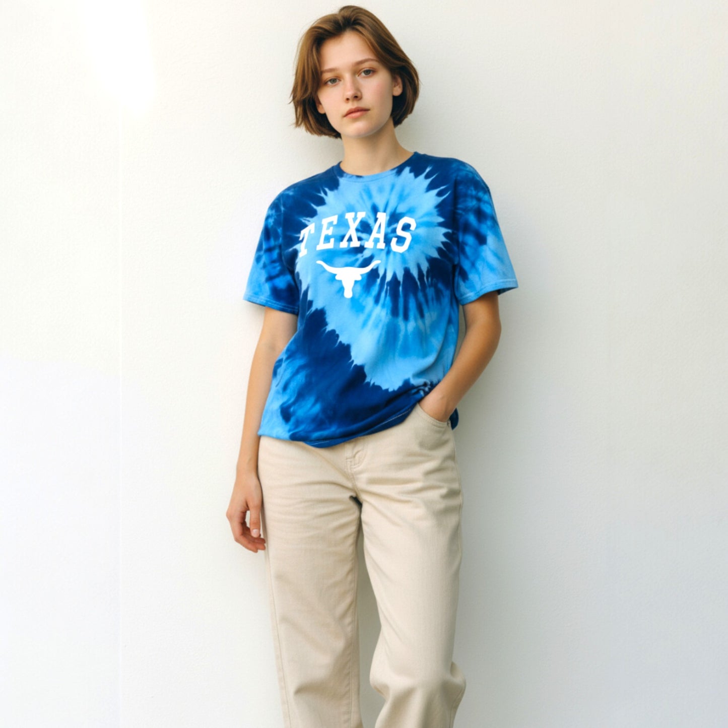 Texas Tie-Dye Short Sleeve T-Shirt-(1 Dzn)