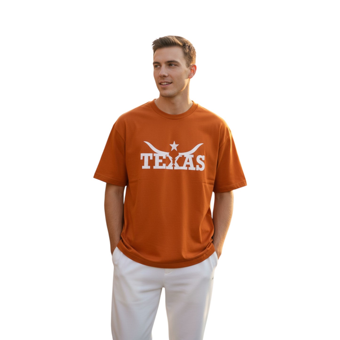 Longhorn Texas T-Shirt - Orange