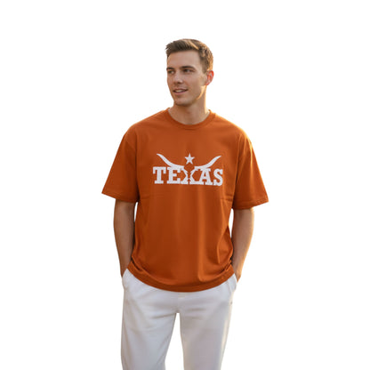 Longhorn Texas T-Shirt - Orange