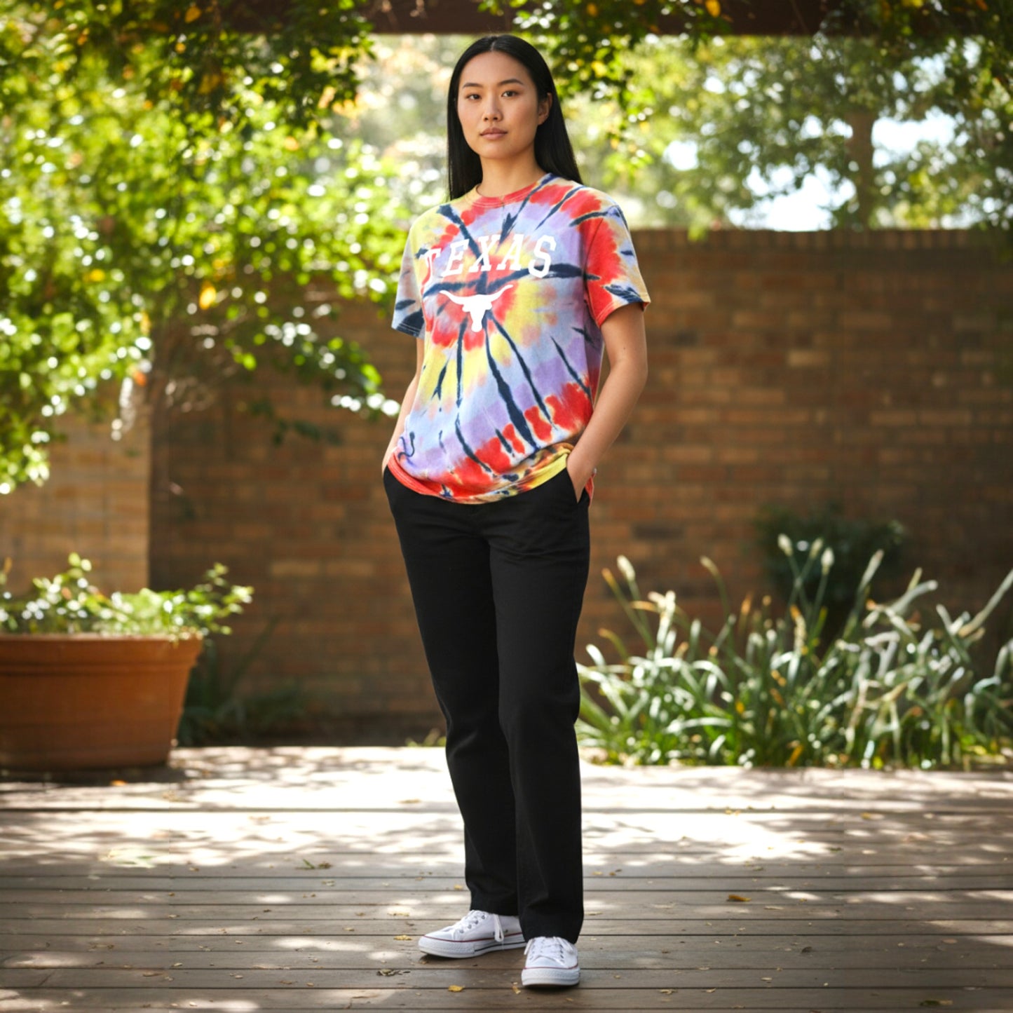 Texas Tie-Dye Short Sleeve T-Shirt-(1 Dzn)