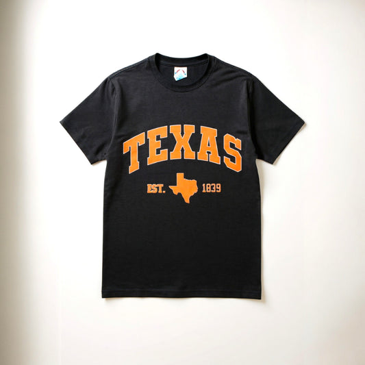 Texas EST.1839 T-Shirt - Black