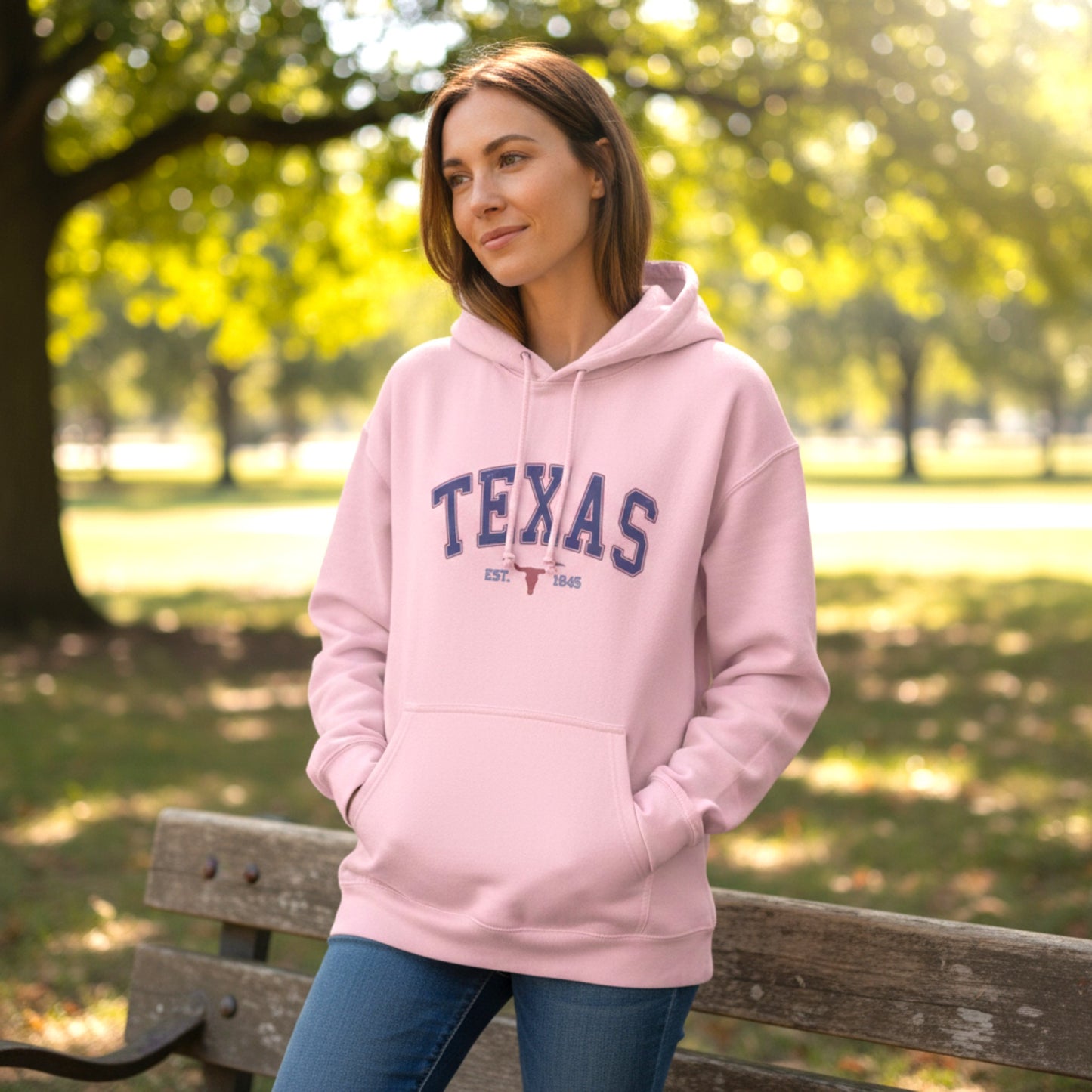 Texas Est 1845-Pink