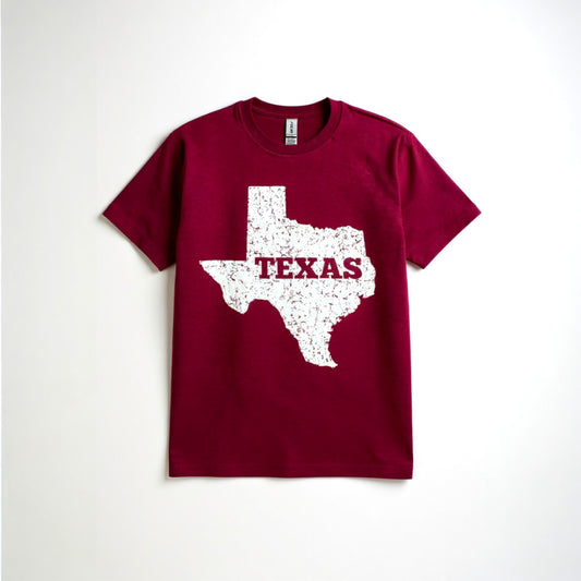 Texas State T-Shirt - Maroon