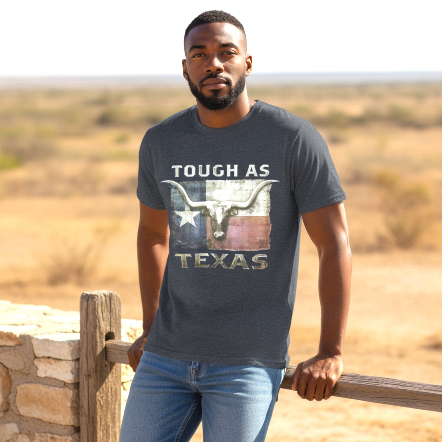 Tough As Texas T-Shirt - Dark Gray