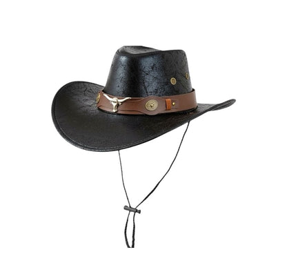 Longhorn Leather Hat-(1 DZN)