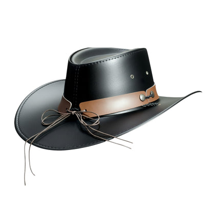 Longhorn Leather Cowboy Hat-(1 Dzn)