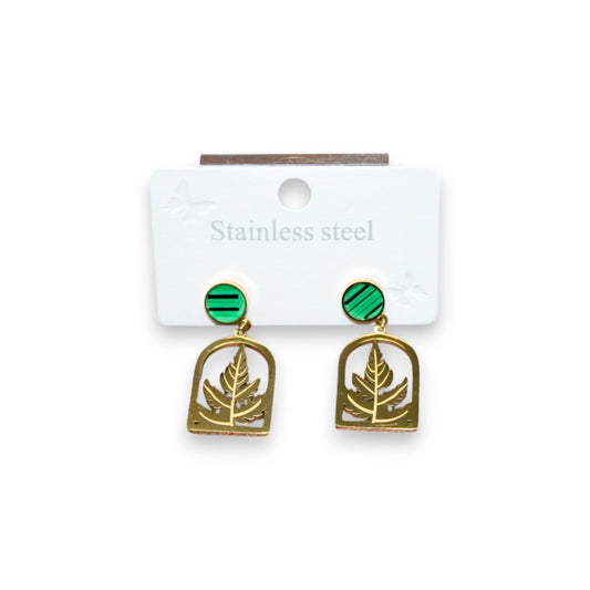 Tree Window Earring - Gold (1 Dzn)