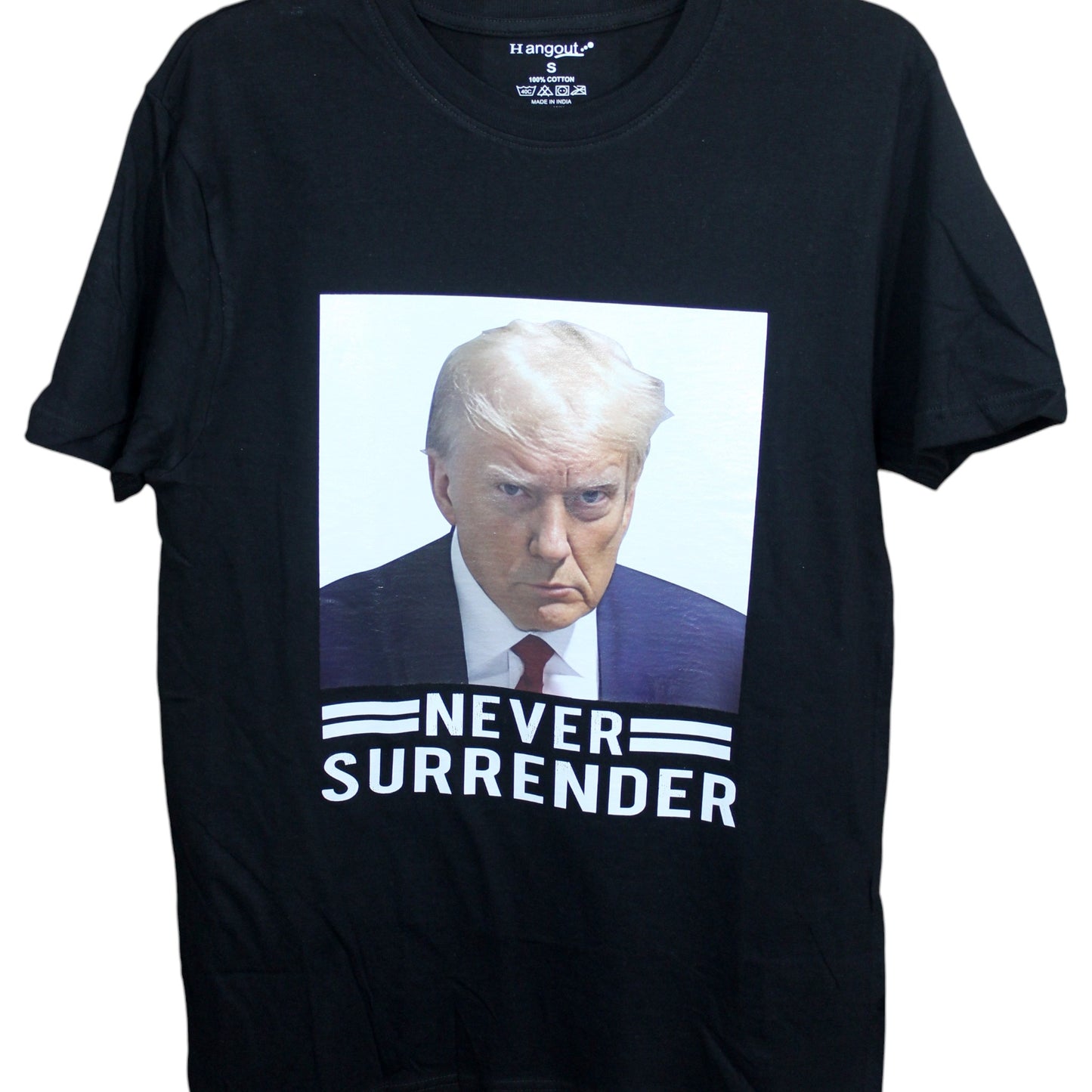 Trump 'Never Surrender' T-Shirt - Black
