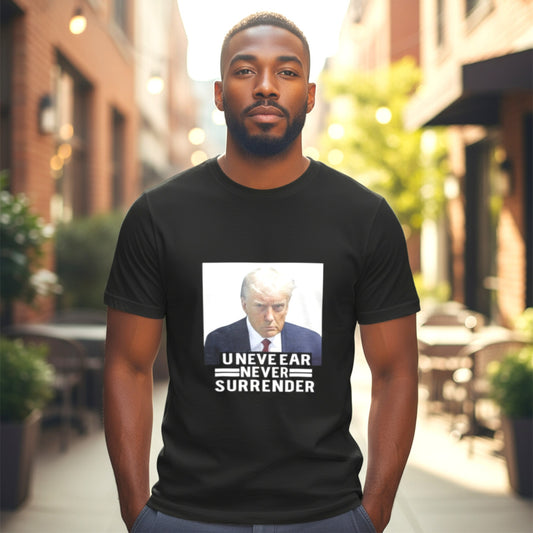Trump 'Never Surrender' T-Shirt - Black