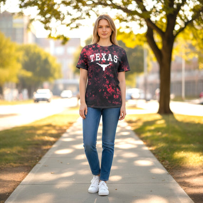 Texas Tie-Dye Short Sleeve T-Shirt-(1 Dzn)