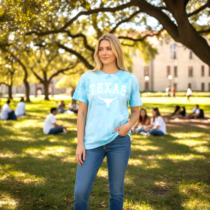 Texas Tie-Dye Short Sleeve T-Shirt-(1 Dzn)